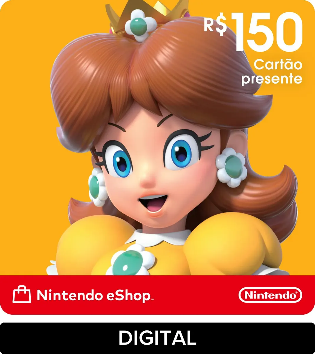 Nintendo Gift Card Eshop R$ 150 (digital)