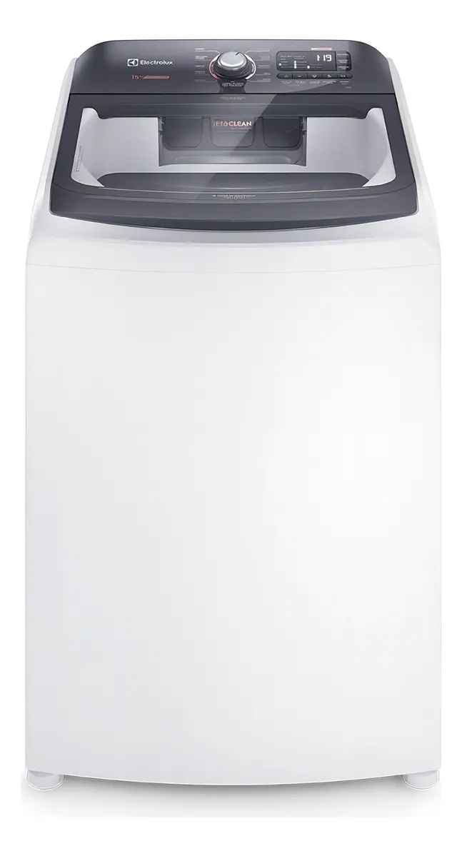 Máquina De Lavar 15kg Electrolux Premium Care Com Cesto Inox, Jet&clean E Time Control Lec15 127v Branco